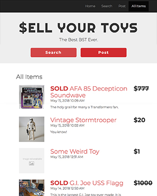 Sell Your Toys